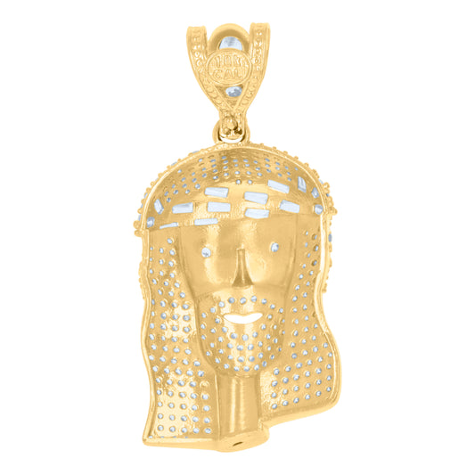 10Kt Gold Cz Pendant