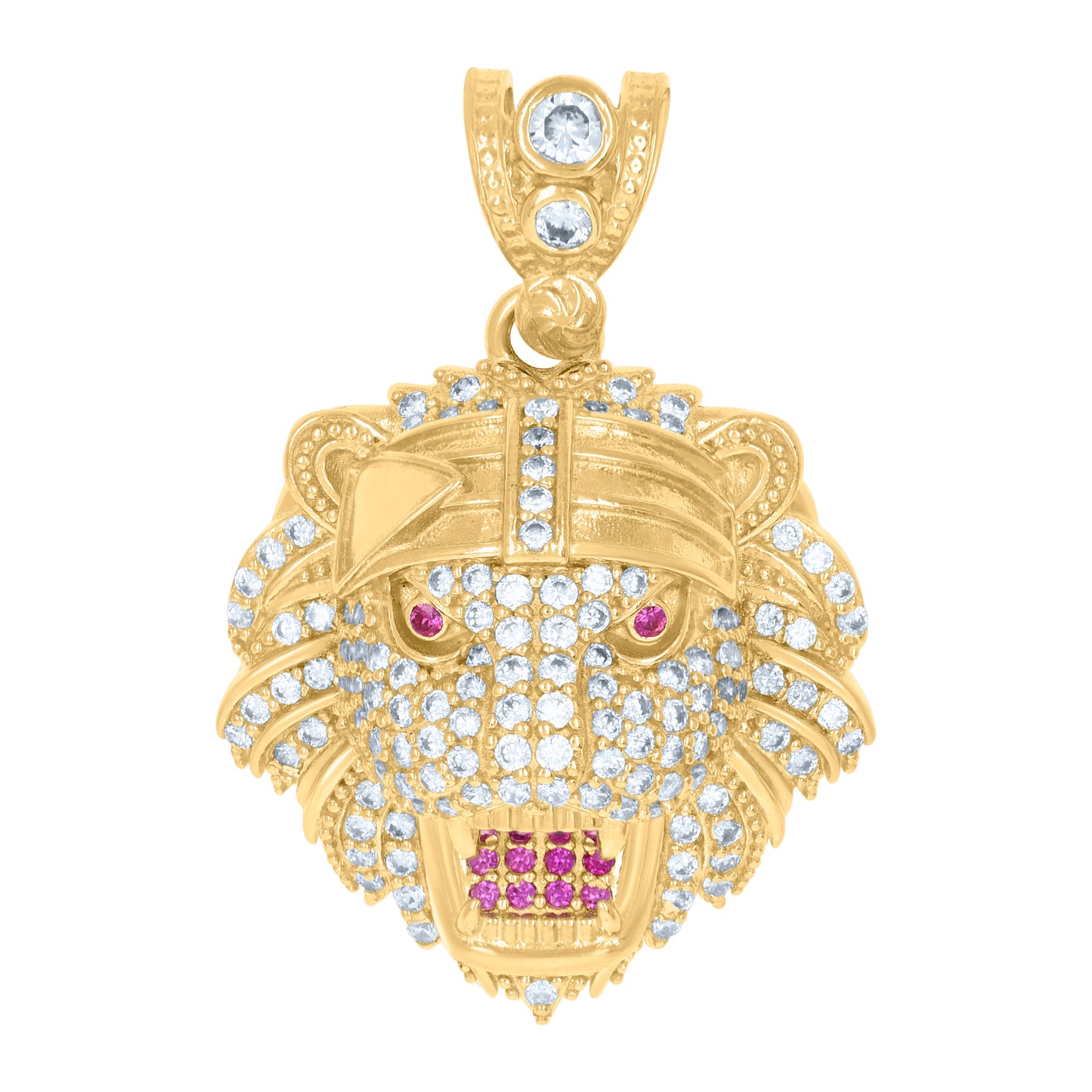 10Kt Gold Cz Pendant