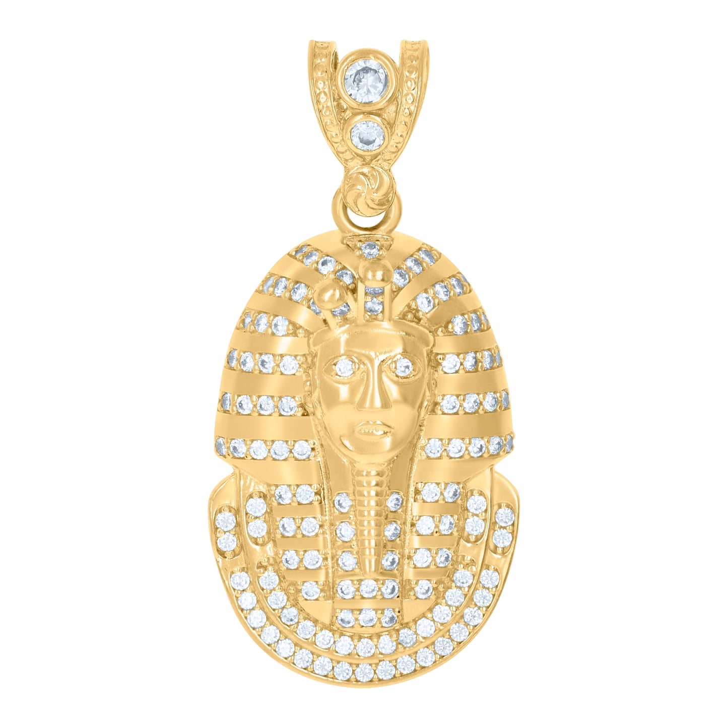10Kt Gold Cz Pendant