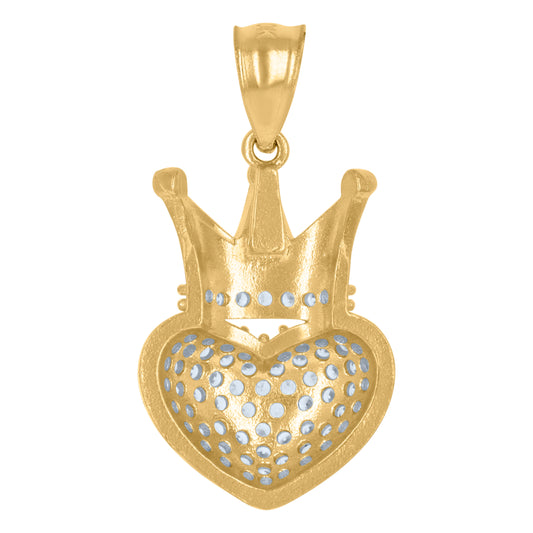 10Kt Gold Cz Pendant