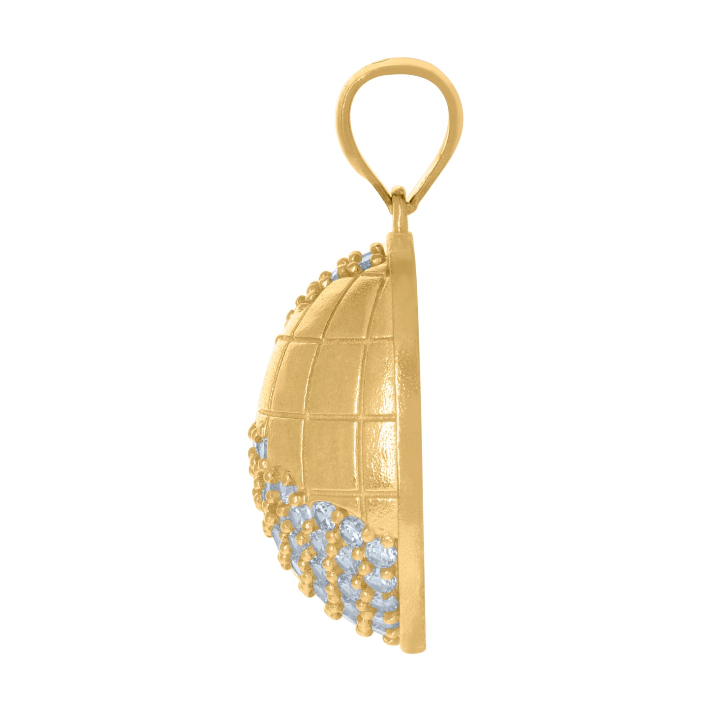 10Kt Gold Cz Pendant