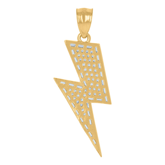 10Kt Gold Cz Pendant