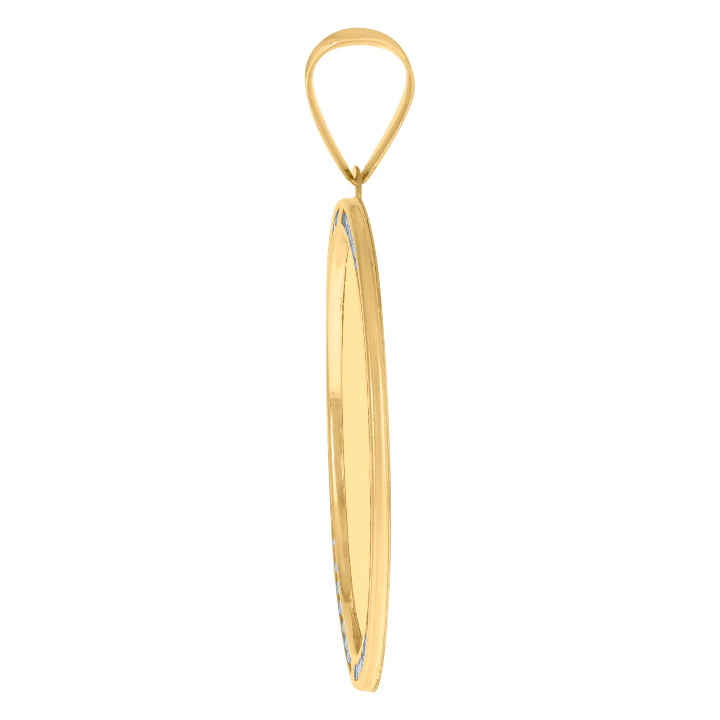 10Kt Gold Cz Pendant