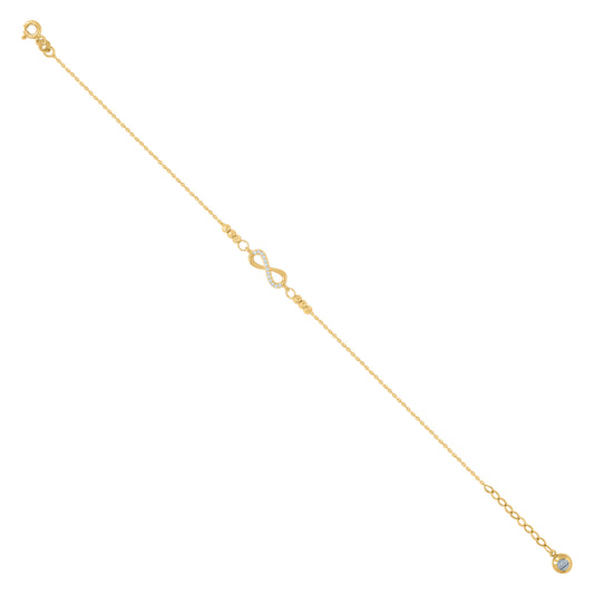 10Kt Gold Turkish Bracelet 9"