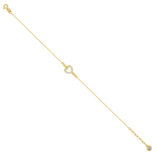 10Kt Gold Turkish Bracelet 8"