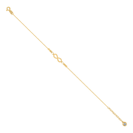10Kt Gold Turkish Bracelet 9"