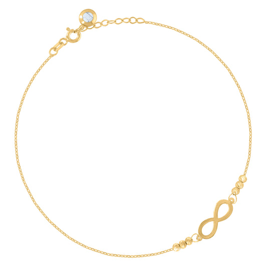 10Kt Gold Turkish Bracelet 9"