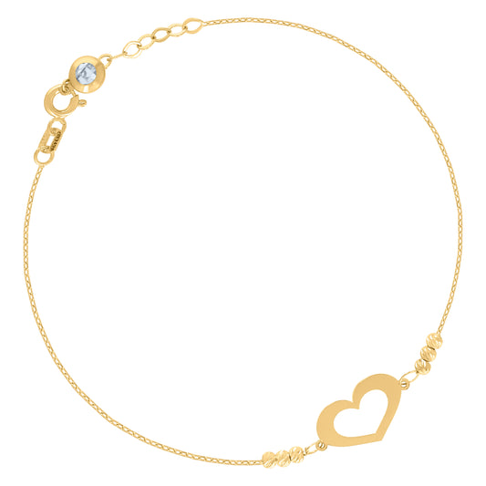 10Kt Gold Turkish Bracelet 8"