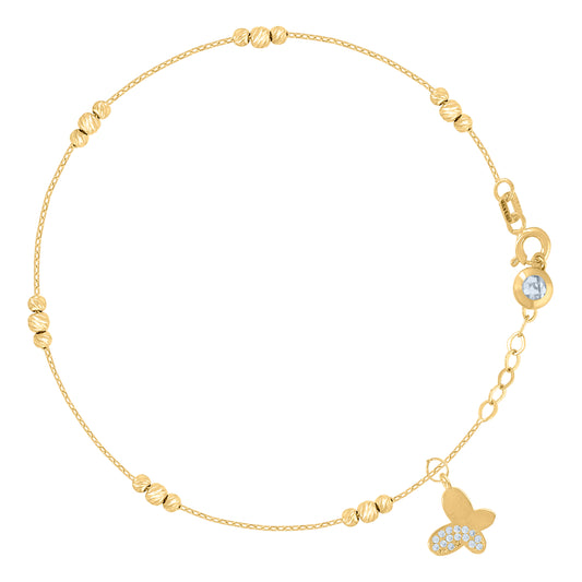 10Kt Gold Turkish Bracelet 8"