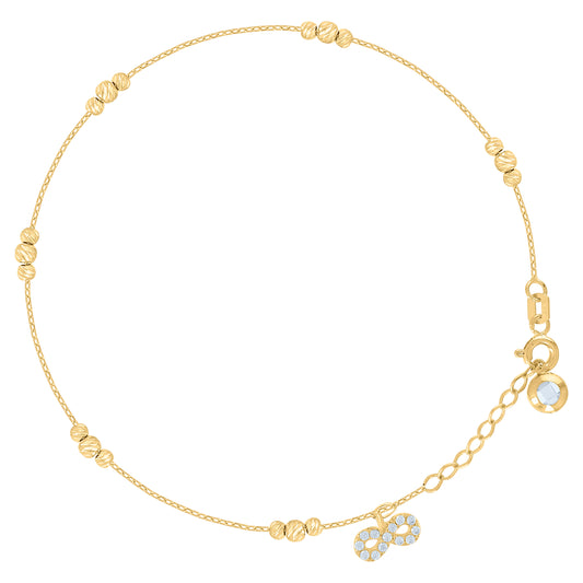 10Kt Gold Turkish Bracelet 8"