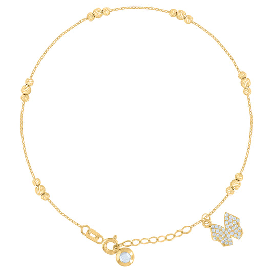 10Kt Gold Turkish Bracelet 8"