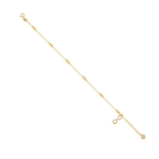 10Kt Gold Turkish Bracelet 8"