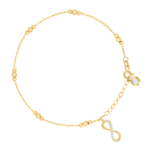 10Kt Gold Turkish Bracelet 8"