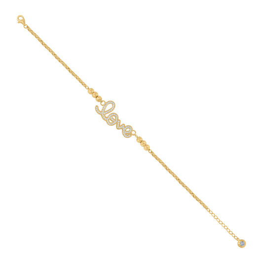 10Kt Gold Turkish Bracelet 8"