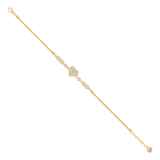 10Kt Gold Turkish Bracelet 8"
