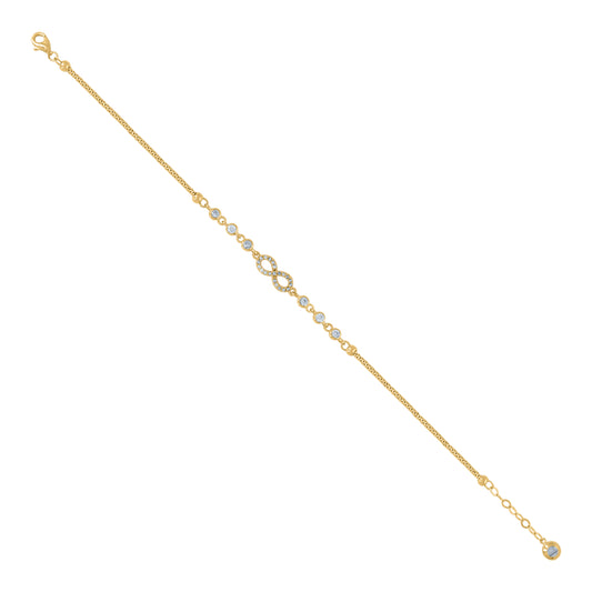 10Kt Gold Turkish Bracelet 8"