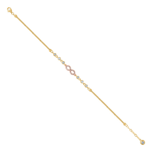10Kt Gold Turkish Bracelet 8"