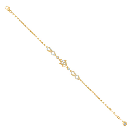 10Kt Gold Turkish Bracelet 8"