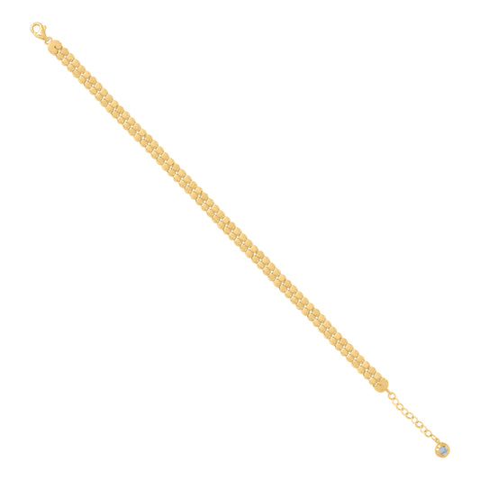 10Kt Gold Turkish Bracelet 8"
