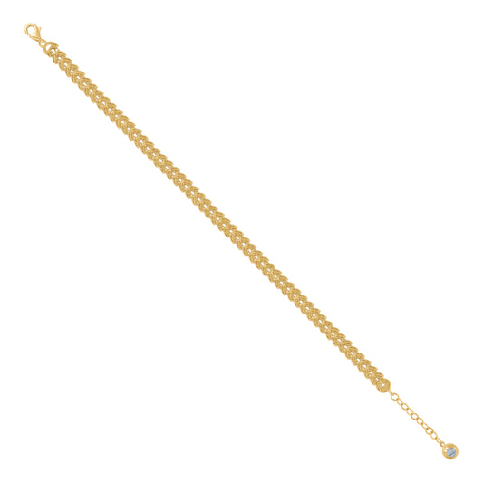 10Kt Gold Turkish Bracelet 8"
