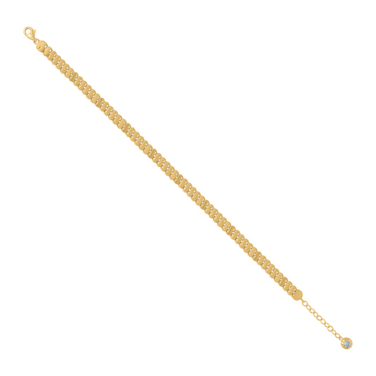 10Kt Gold Turkish Bracelet 8"