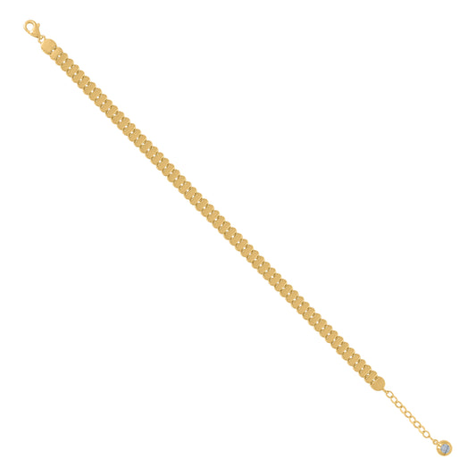 10Kt Gold Turkish Bracelet 8"