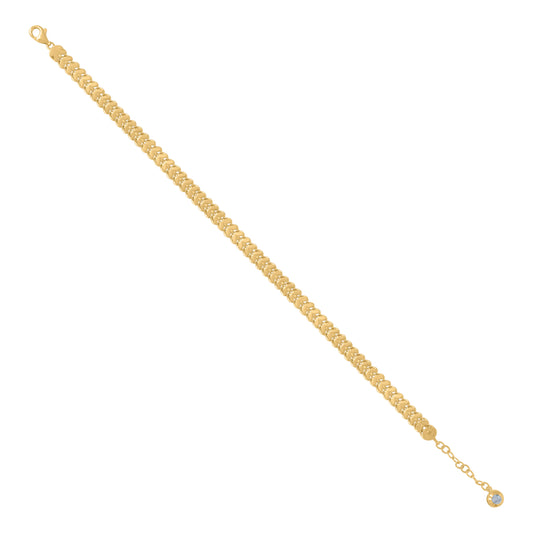 10Kt Gold Turkish Bracelet 8"