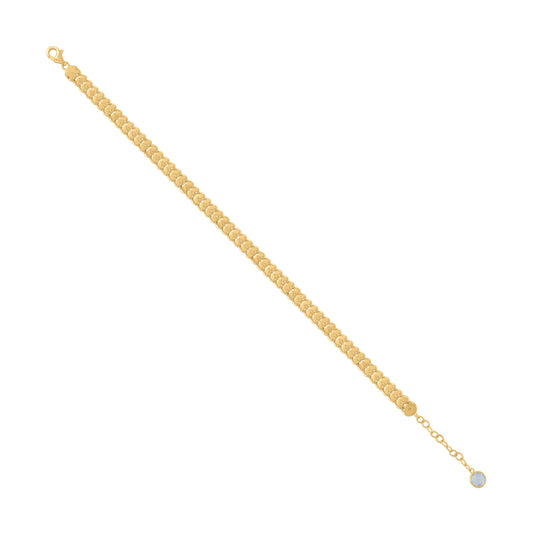 10Kt Gold Turkish Bracelet 8"