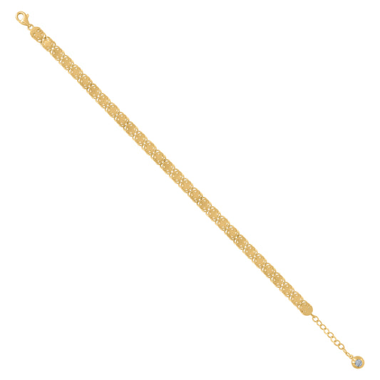 10Kt Gold Turkish Bracelet 8"
