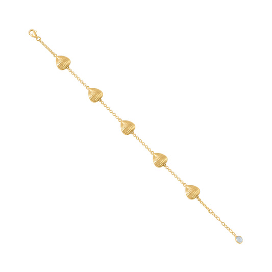 10Kt Gold Turkish Bracelet 8"