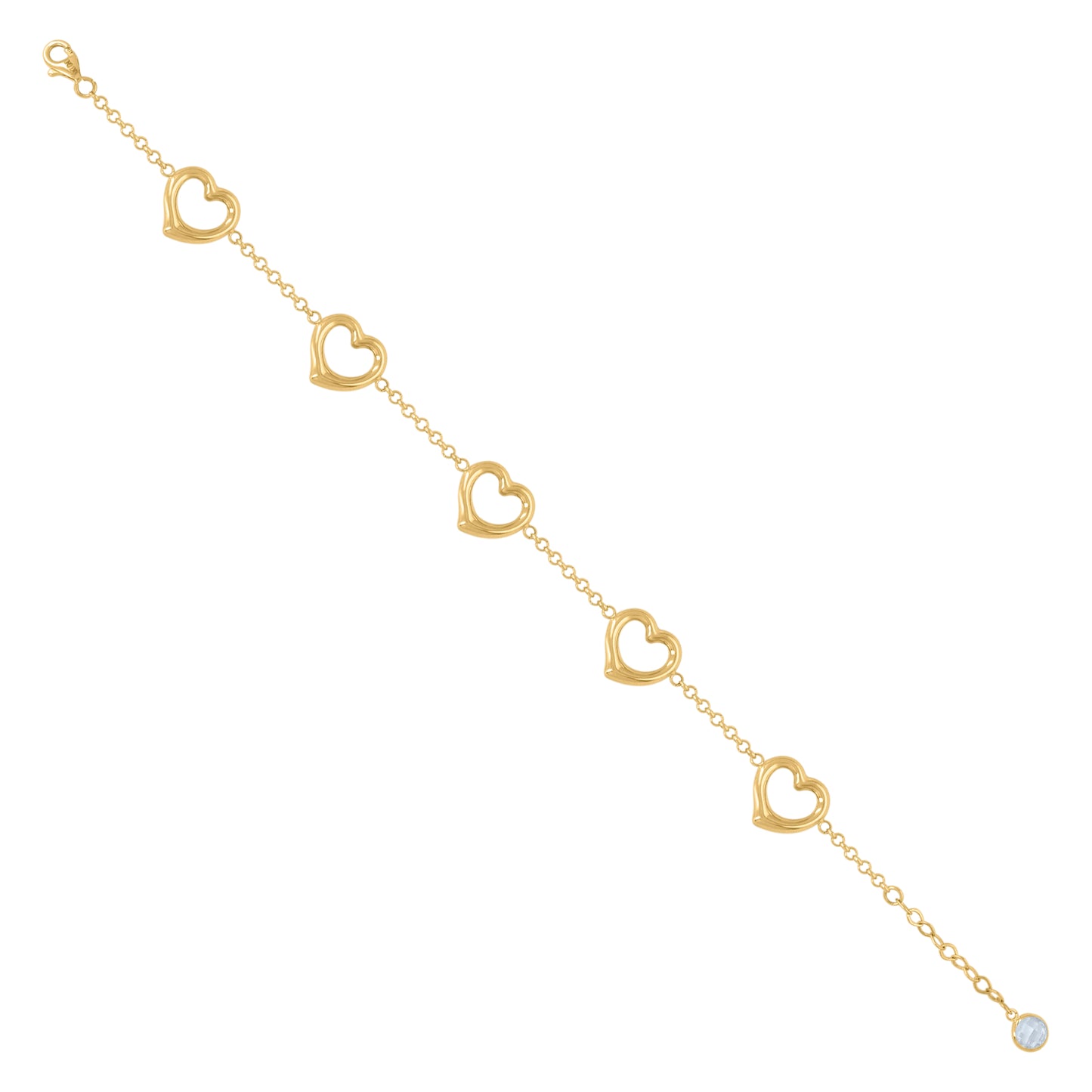 10Kt Gold Turkish Bracelet 8"