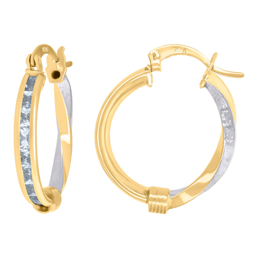 10Kt Gold Turkish Earrings 15mm