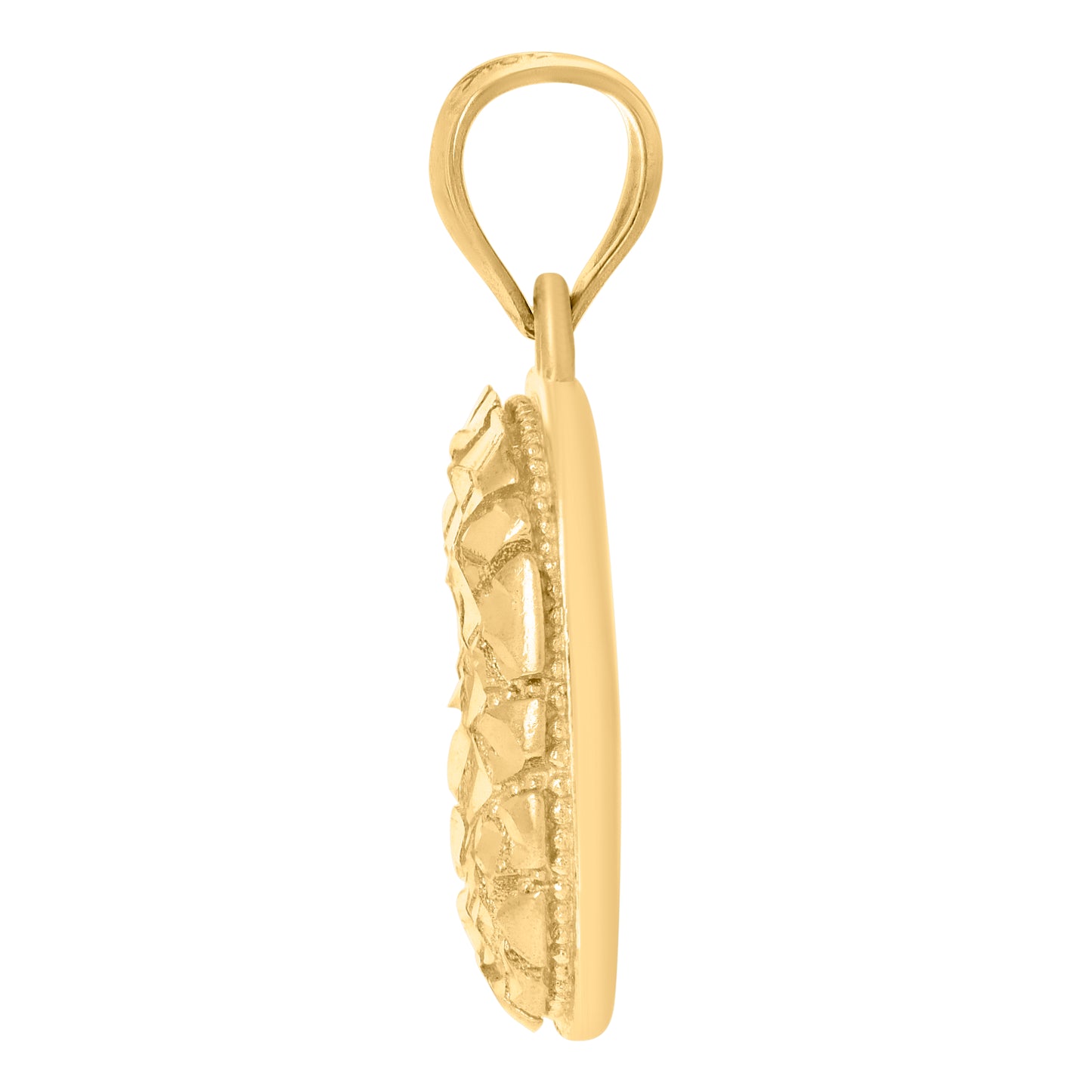 10Kt Gold Initial Letter Pendant "D"