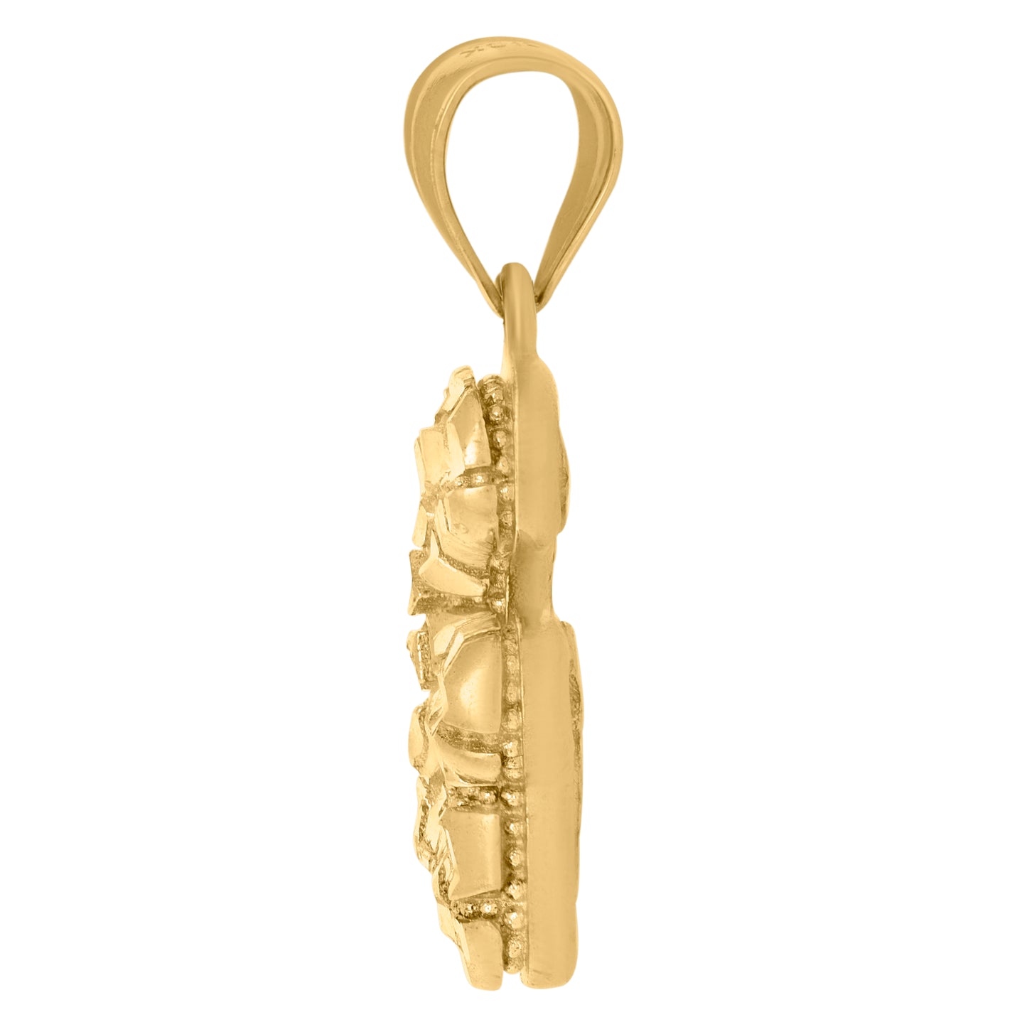 10Kt Gold Initial Letter Pendant "G"