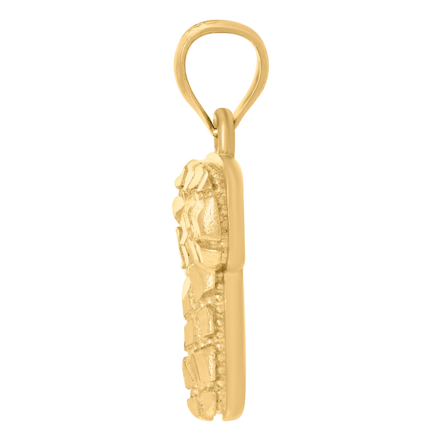 10Kt Gold Initial Letter Pendant "T"