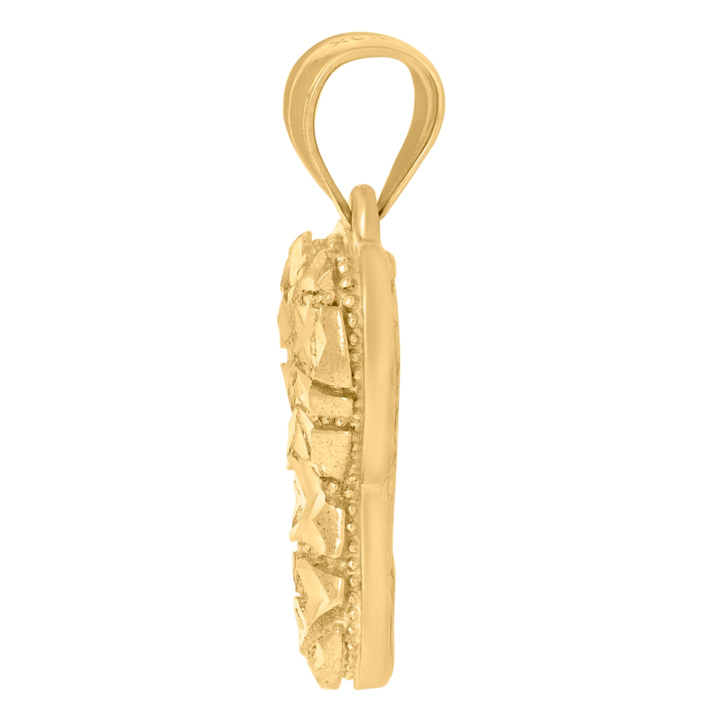 10Kt Gold Initial Letter Pendant "Y"