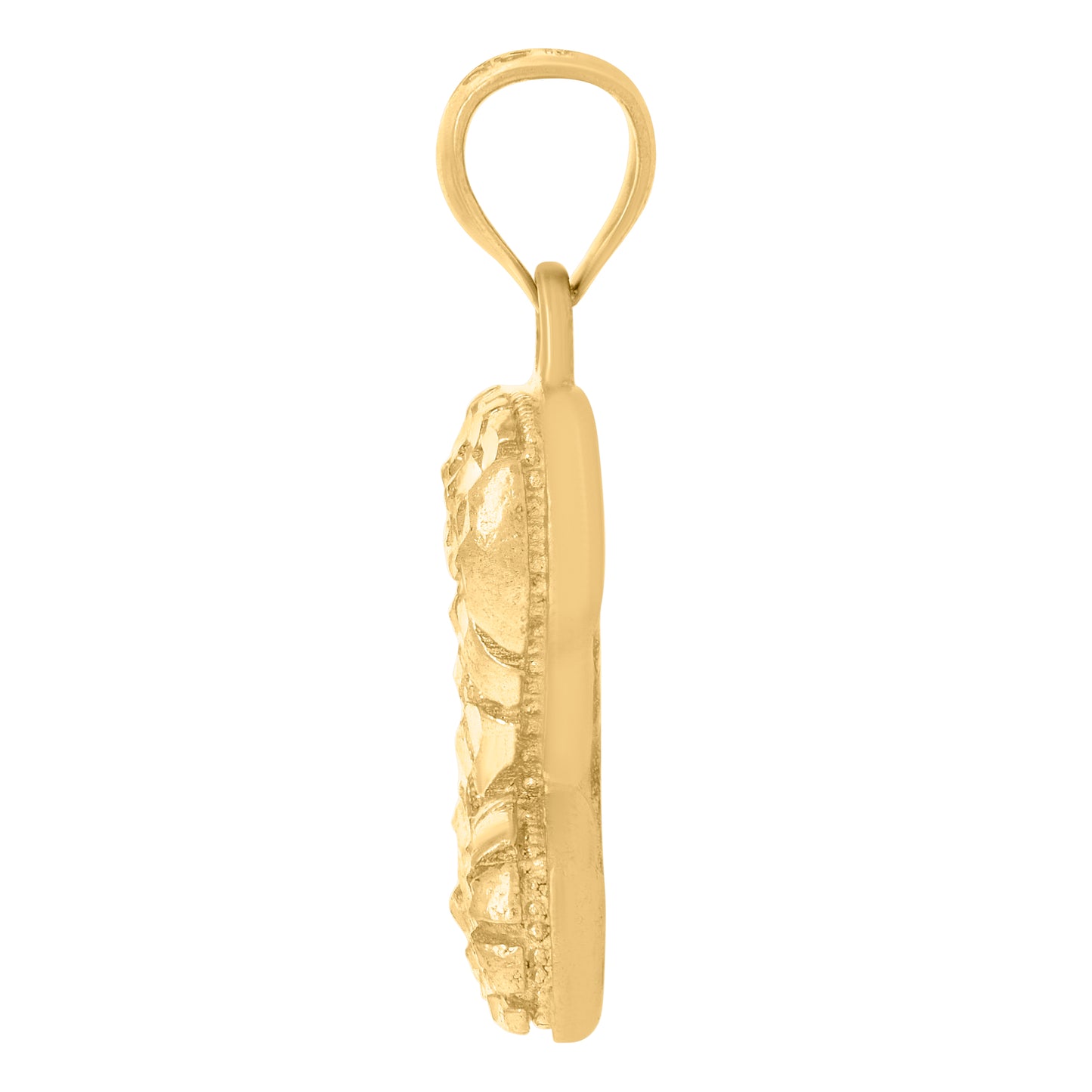 10Kt Gold Initial Letter Pendant "Z"