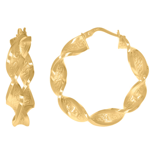 14Kt Gold Turkish Earrings