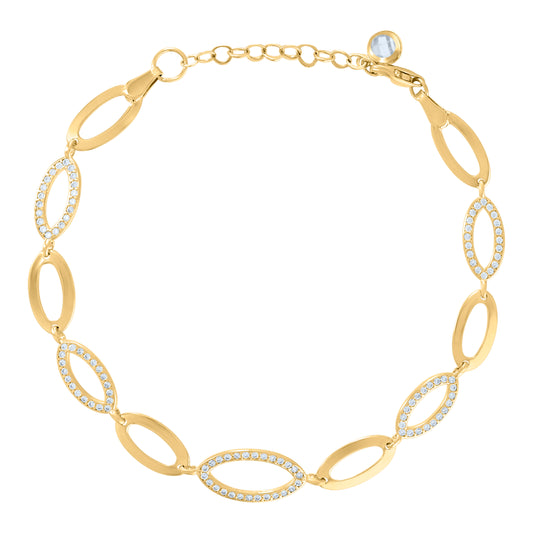 10Kt Gold Turkish Bracelet 8"