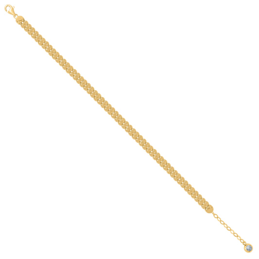 10Kt Gold Turkish Bracelet 8"