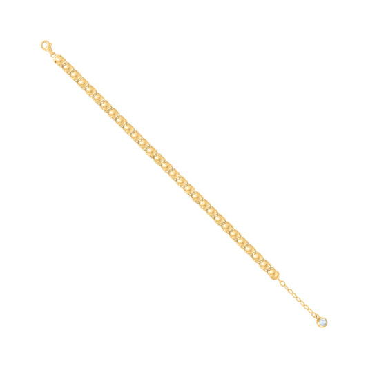10Kt Gold Turkish Bracelet 8"