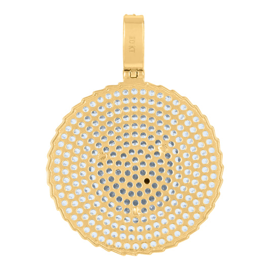 10Kt Gold Cz Pendant