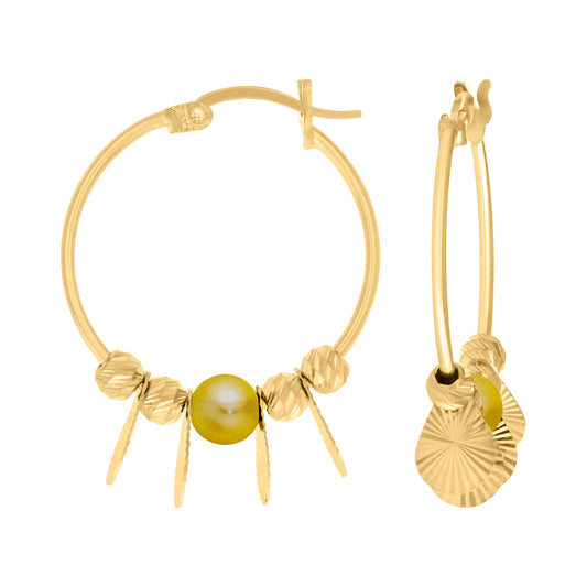 10Kt Gold Turkish Earrings