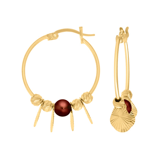 10Kt Gold Turkish Earrings