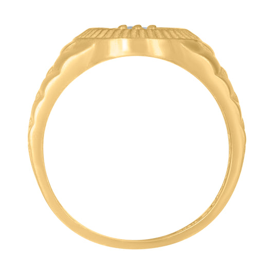 10Kt Gold Cz Baby Ring