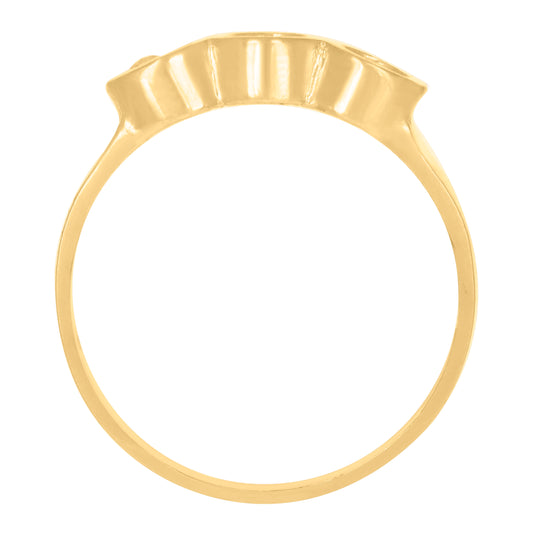 10Kt Gold Cz Baby Ring