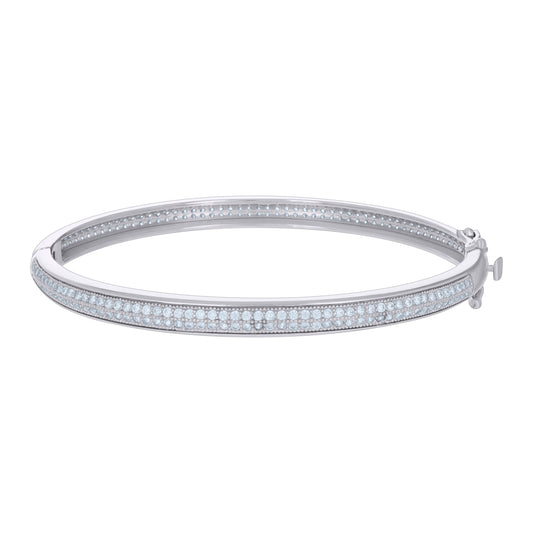 925 Sterling Silver Cz Bangles