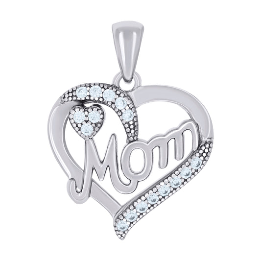 925 Sterling Silver Cz Pendant