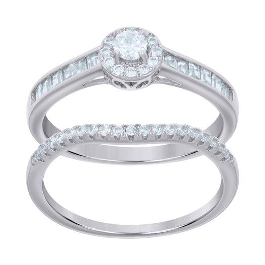 925 Sterling Silver Cz Ring S5