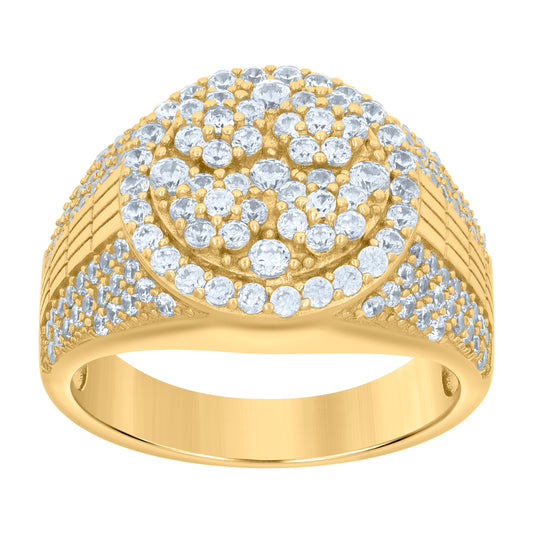 925 Sterling Silver Cz Ring S8